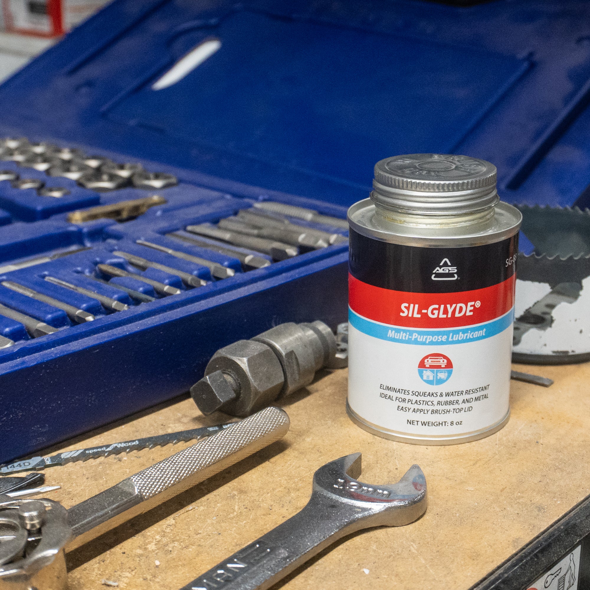 Sil-Glyde General Purpose Lubricant - 8oz Brush Top - Image 5